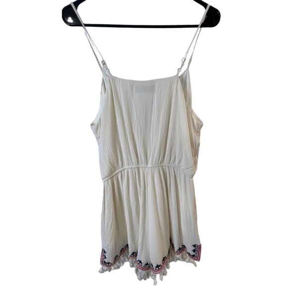 Stella Laguna Beach Boho Style Cotton Romper With Tassels - Picture 5 of 6
